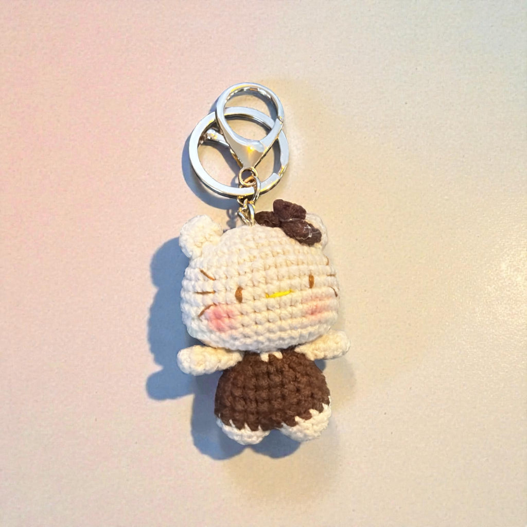 Handmade Crochet Hello Kitty Keychains Collection