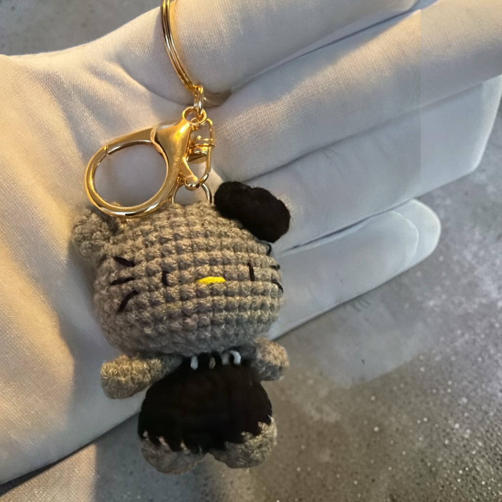 Handmade Crochet Hello Kitty Keychains Collection