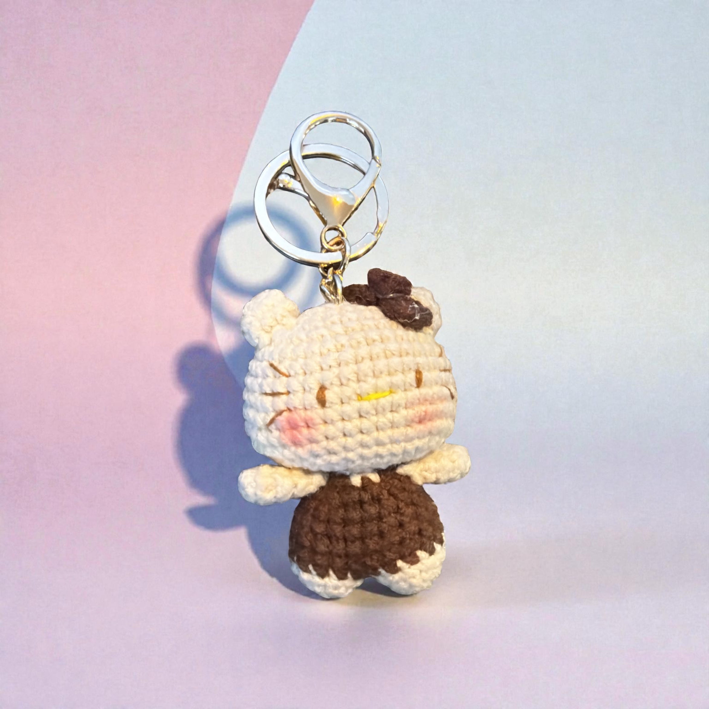 Handmade Crochet Hello Kitty Keychains Collection